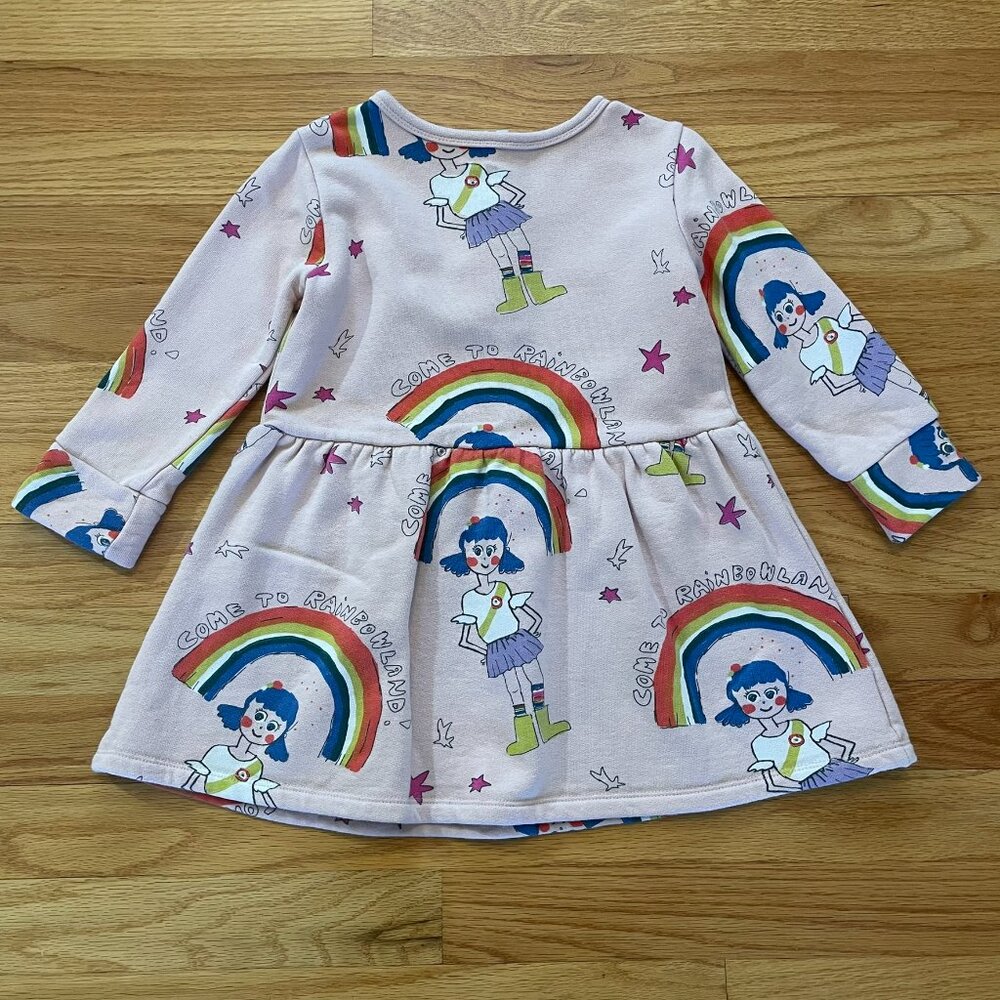 NAADA Rainbow Sweatshirt Dress